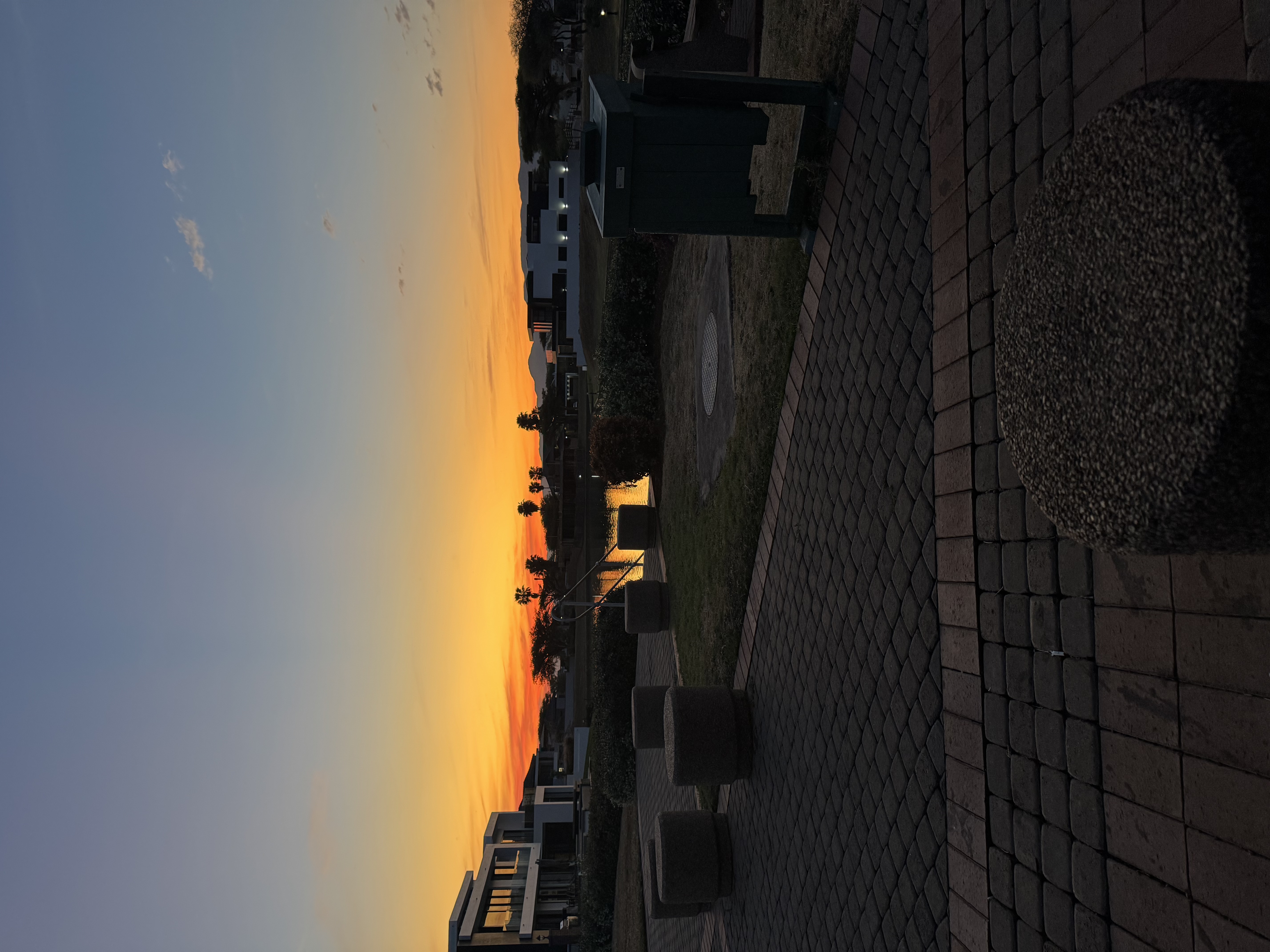 Sunset From Dam Edge